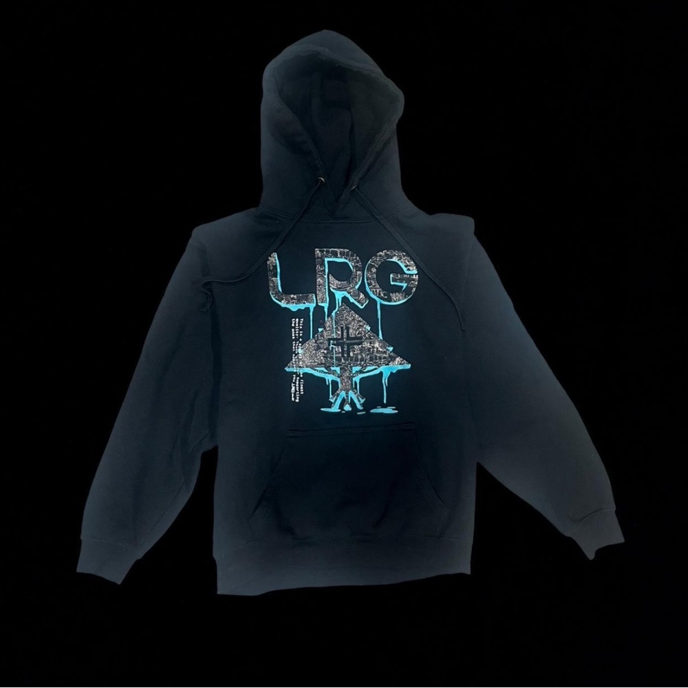 LRG Black Graphic Hoodie